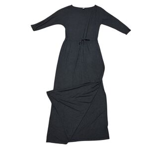 Old Navy Shirt Dress Drawstring Stretch Midi Basic